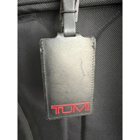 Vintage TUMI Brief Backpack Black Ballistic Nylon Rusksack Travel Work School - Picture 5 of 11